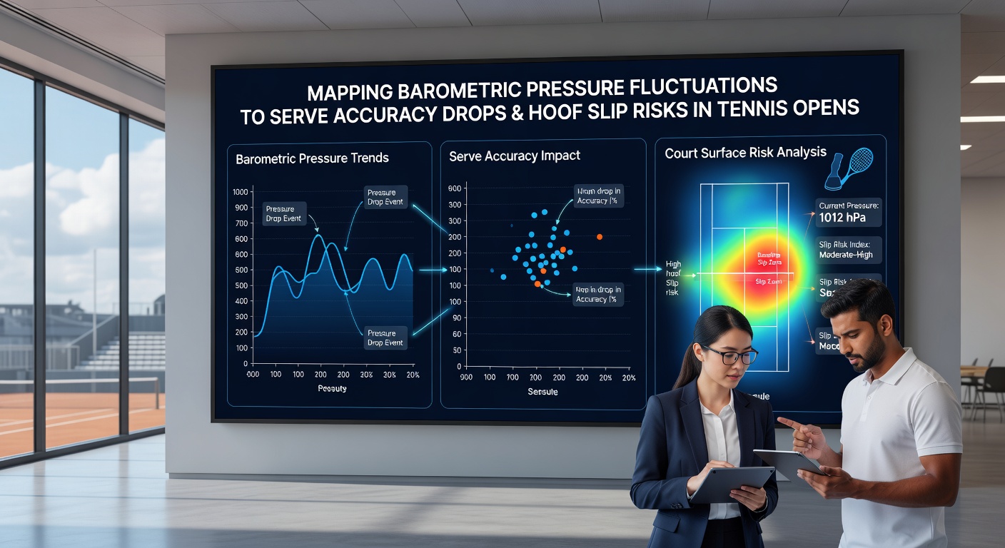 Trackside sensors recording pressure and surface data during flat race preparations